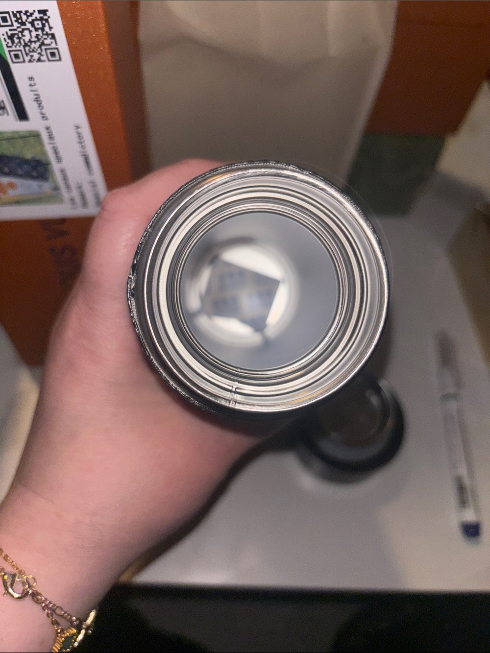 Monogram Graffiti Tumbler — Black with Pink & White Accents - Picture 6 of 6